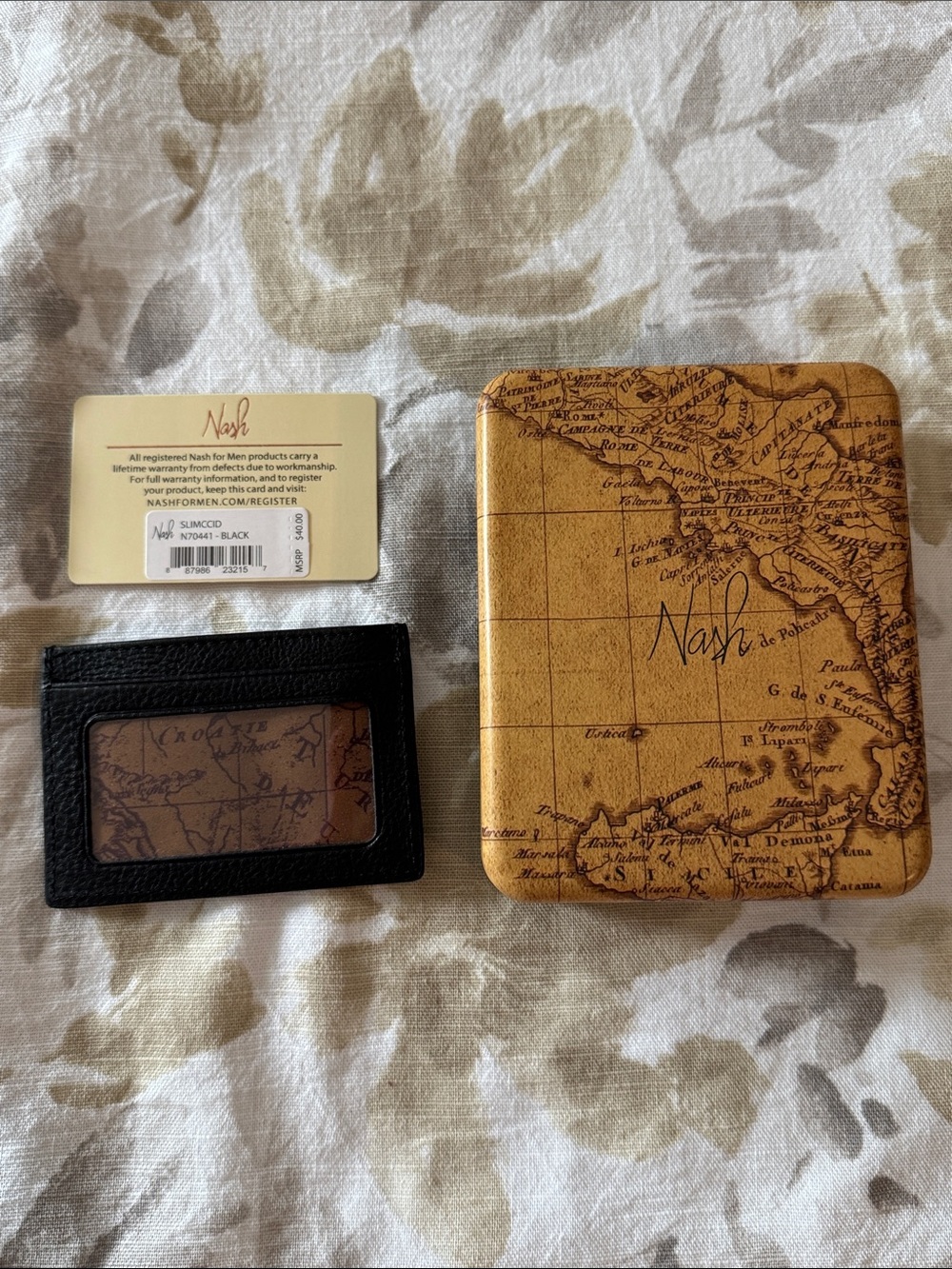 Patricia Nash Slim ID and Card Wallet